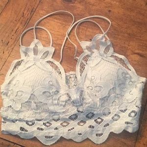 Grey Lacey bralette